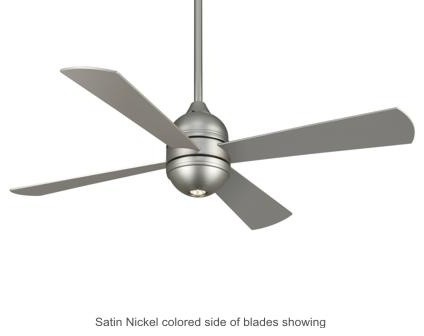 50" Quatro Ceiling Fan, Satin Nickel