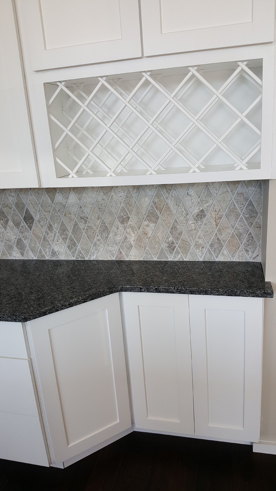 Example of a small minimalist kitchen design in Bridgeport