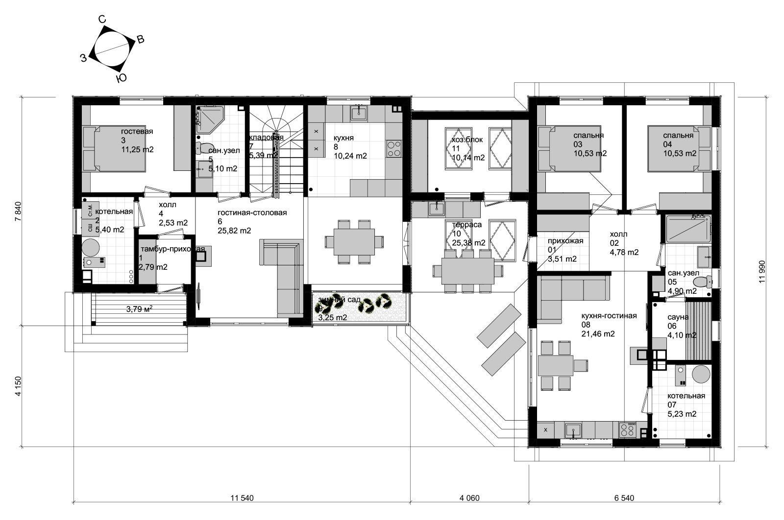 Каркасный дом в Огоньково
