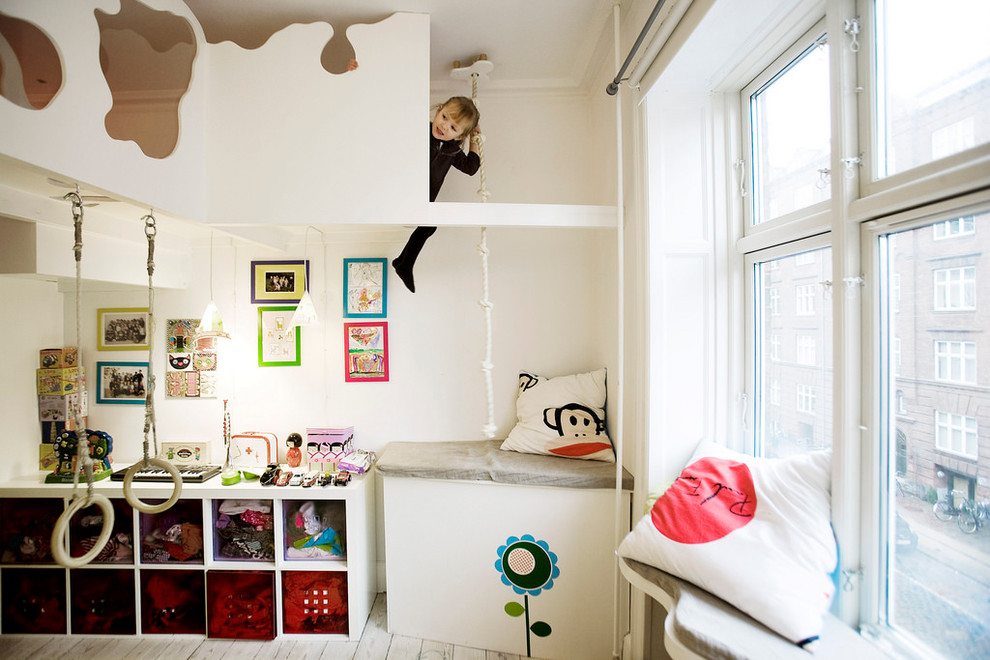 Scandinavian kids' room in Copenhagen.