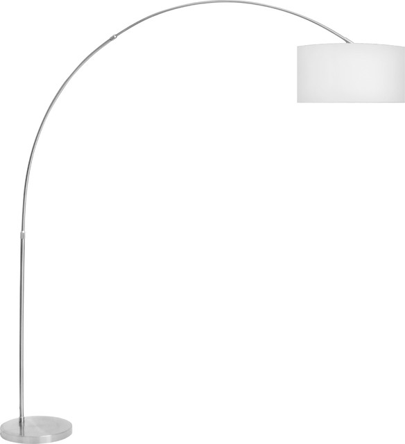 LumiSource Salon Floor Lamp, White