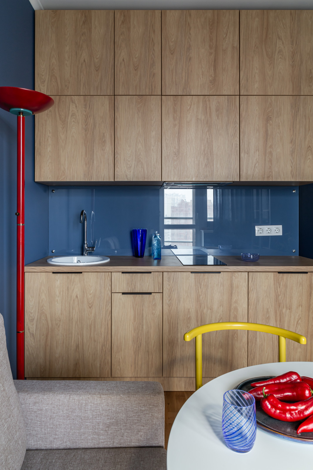 Эклектичный интерьер квартиры, вдохновленный Музеем Фриды Кало