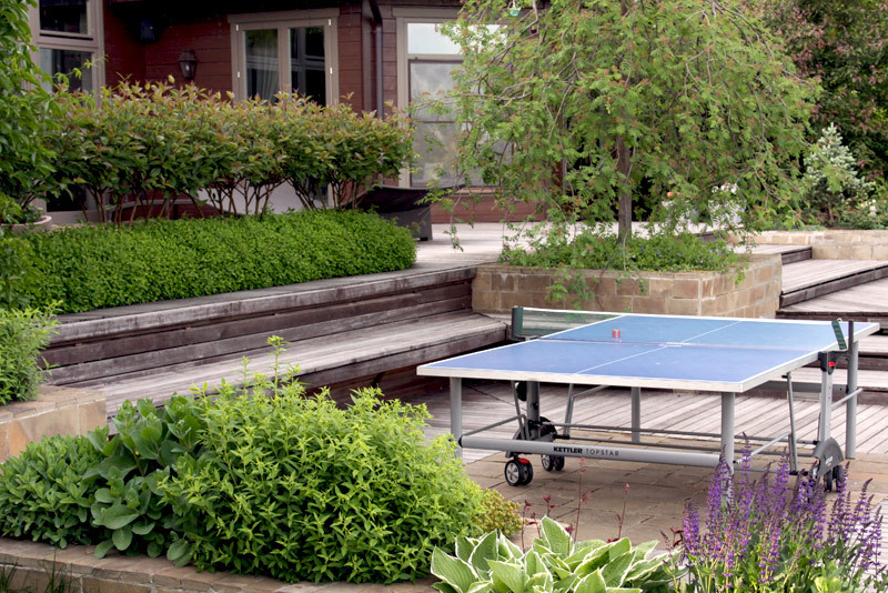 Большой сад для дружной семьи