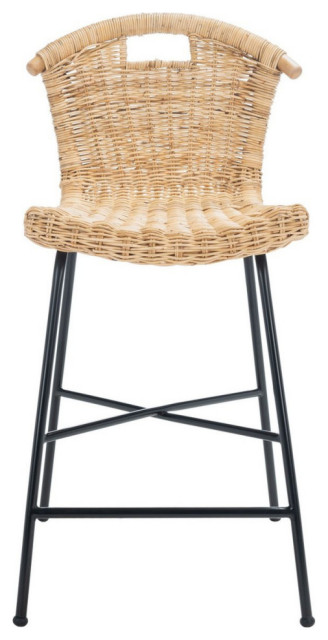 rattan counter stools set of 2