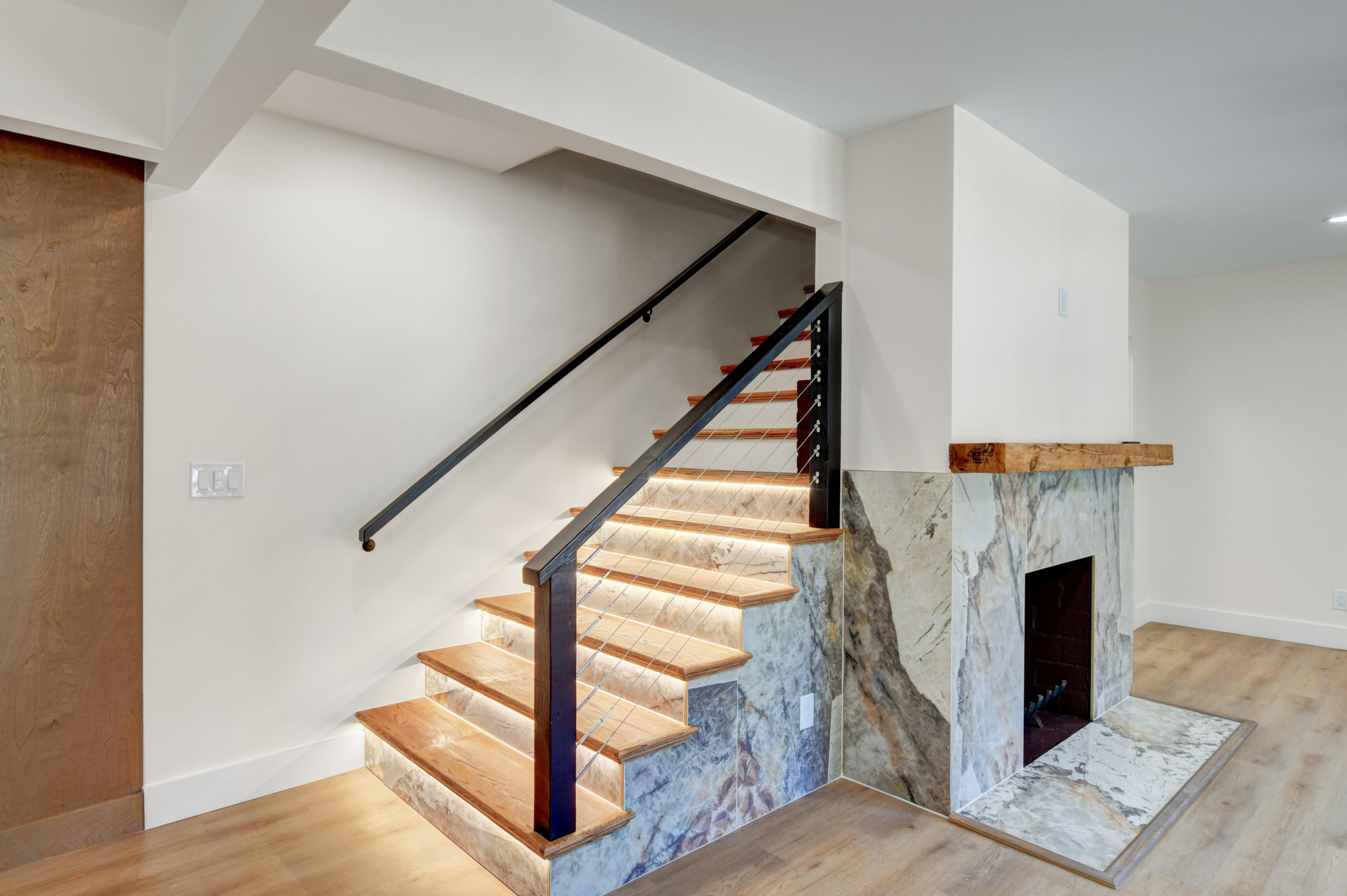 Example of a staircase design in Atlanta