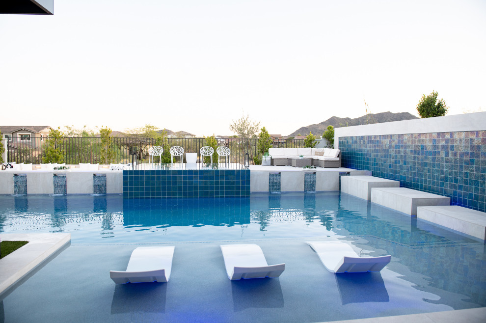 Modern pool