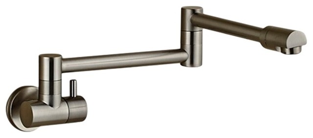 Fontana Faucets Wall Mount Kitchen Faucet Single Handle Cold Water