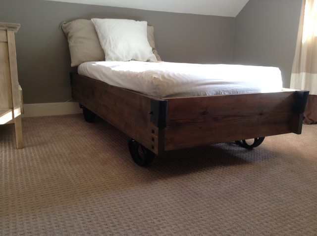 Rustically Modern Bed