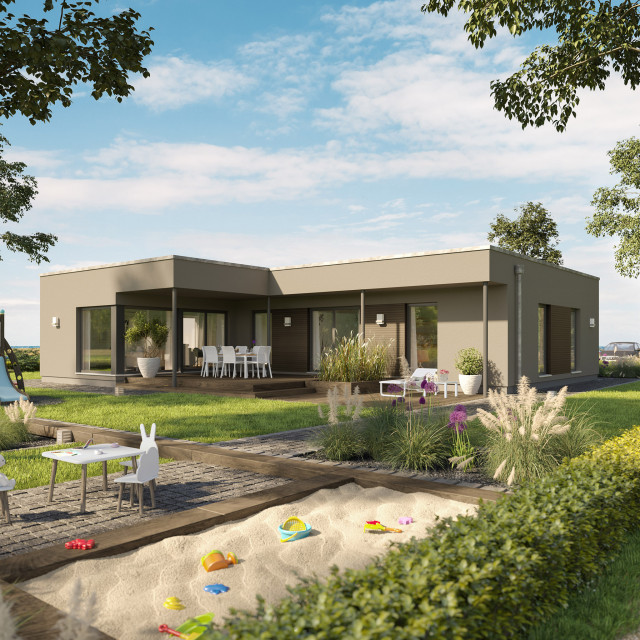SOLUTION 110 &ndash; Bungalow trendy-hus-og-facade