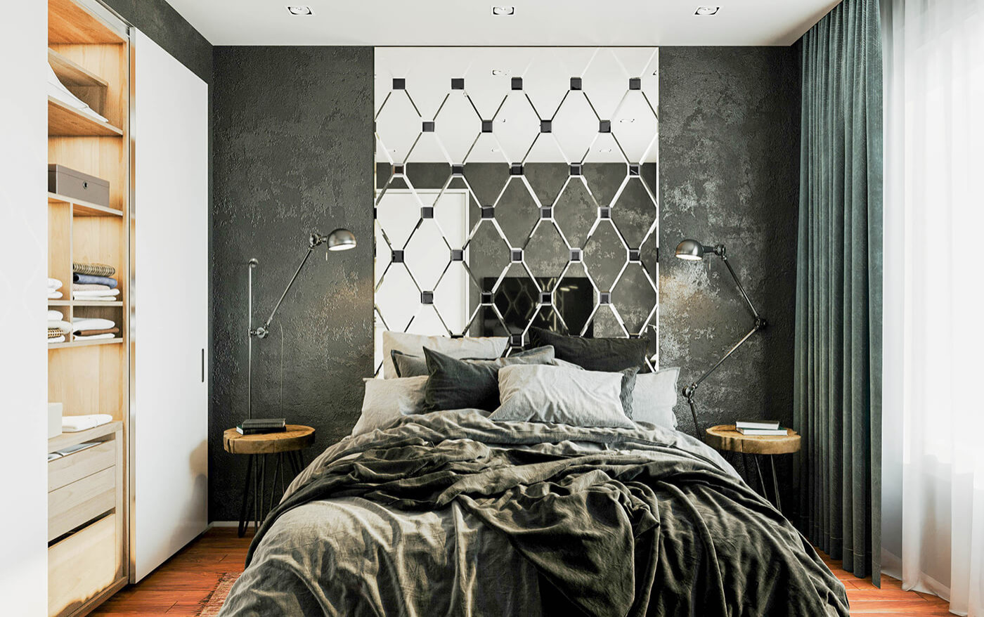 Зеркальное панно Мадрид