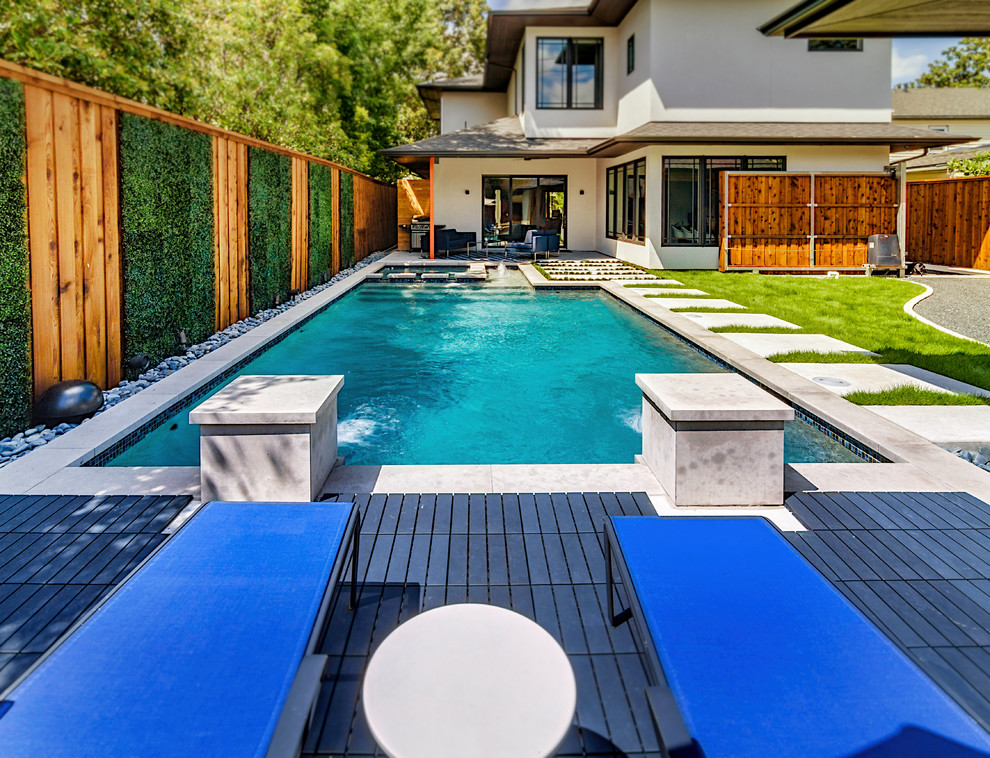 Geometric Pool Designs Dallas, Highland Park & Plano - Pool - Dallas ...