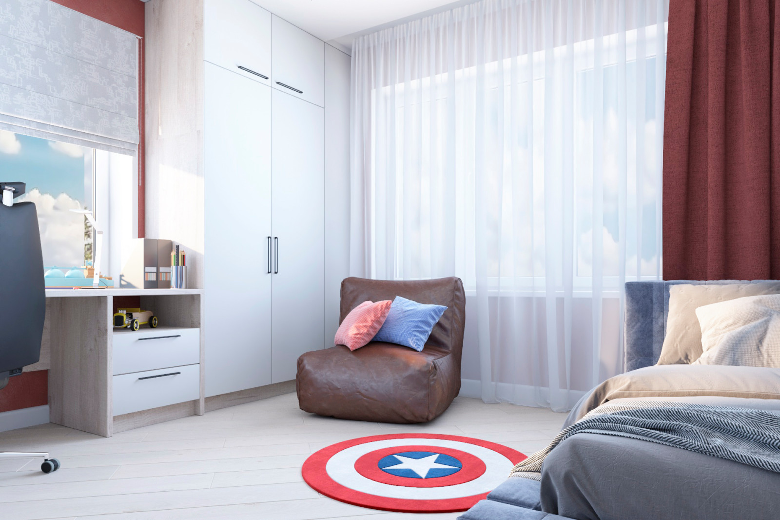 Детская комната для первоклассника