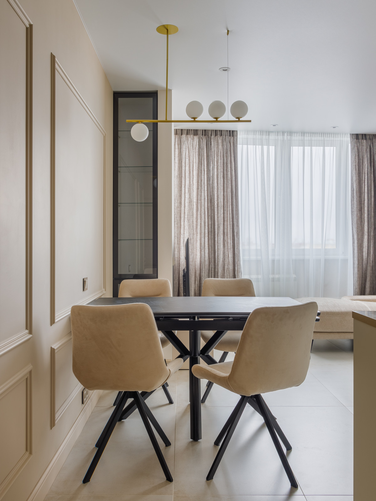 2х-комнатная квартира в современной классике и минимализме