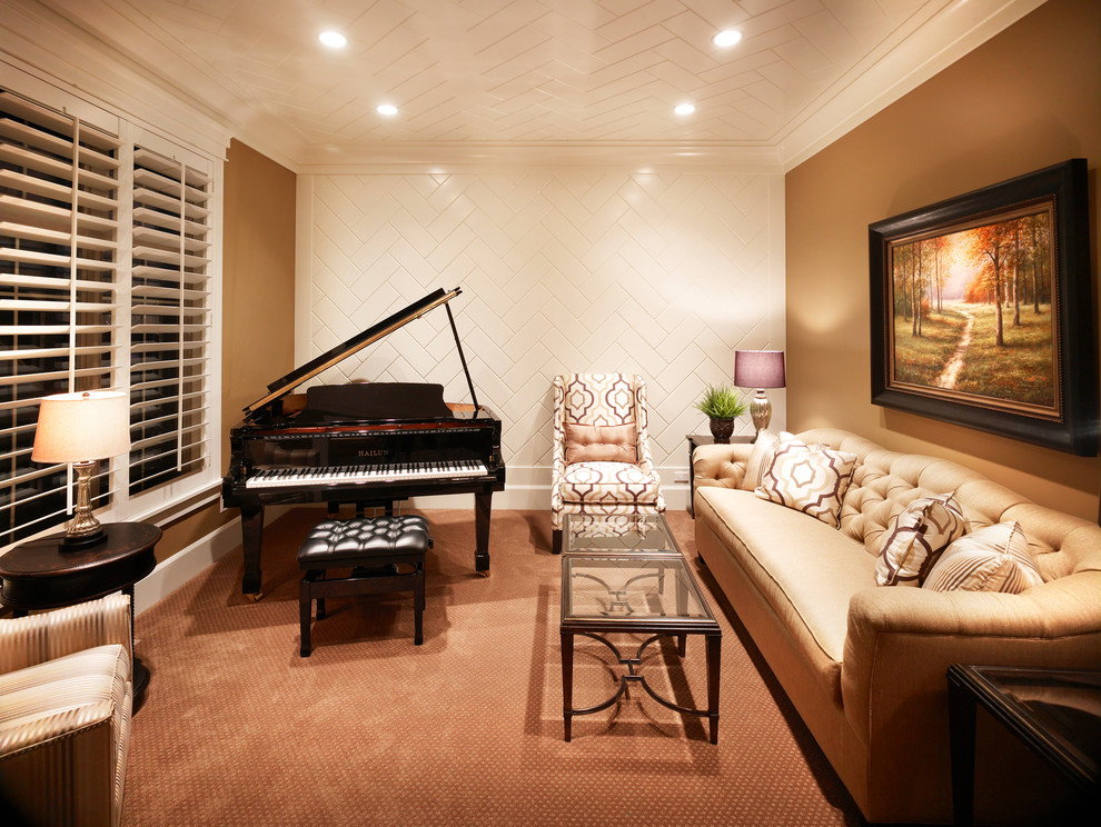 Inspiration for a timeless living room remodel in Salt Lake City