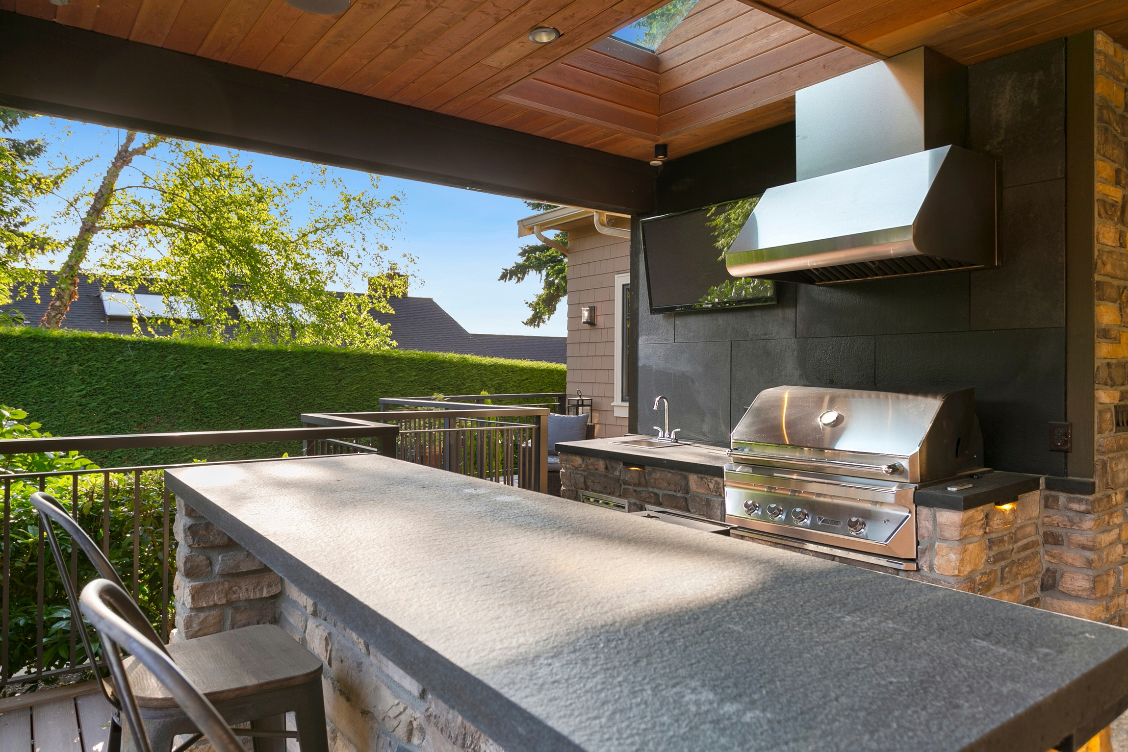 Yarrow Point Triple Roof Outdoor Living