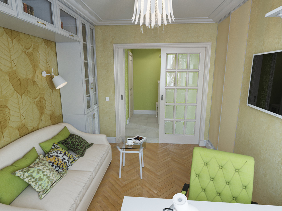 Двухкомнатная квартира в теплых тонах