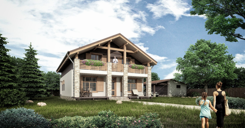 Проект дома площадью 200 м2 в Москве