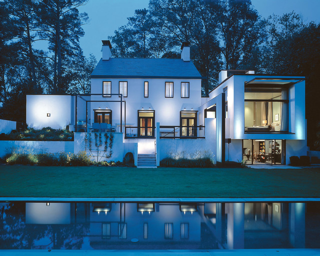 Transitional Exterior nyklassisk-fasad