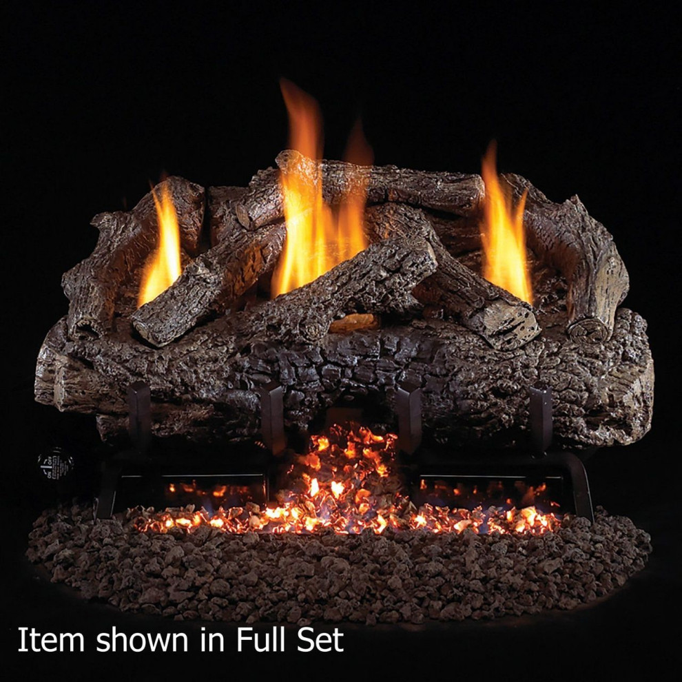 Bûche De Gaz Real Fyre Classic R-20 – Chêne Doré, 20 Pouces, Ventilée, Effet Bois