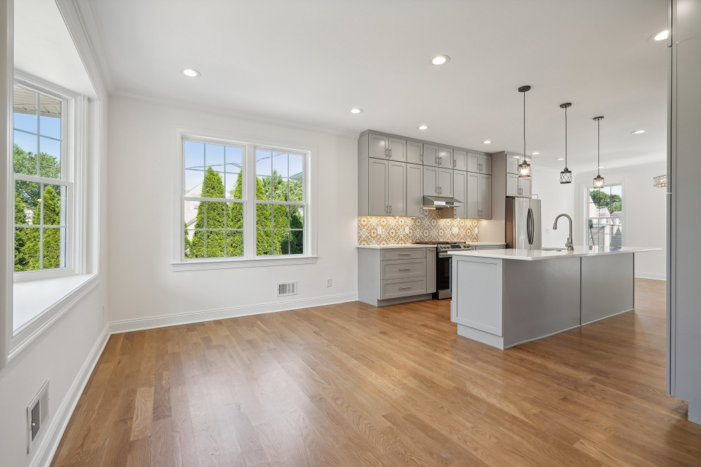Living Area to Kitchen | Second Level Addition New Milford NJ