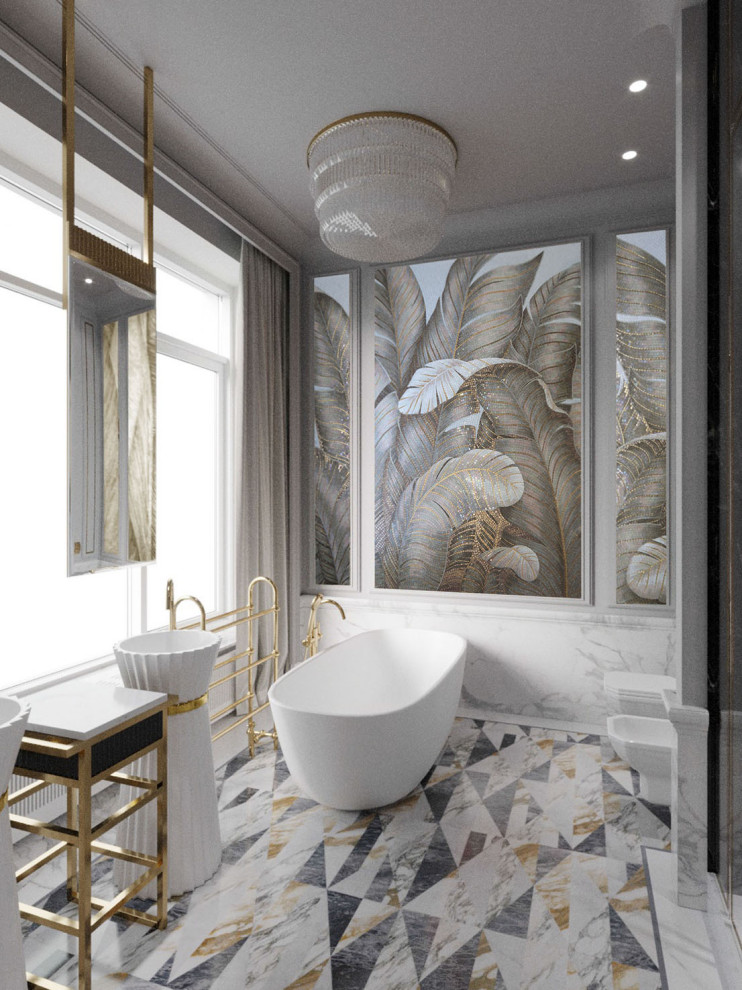 Художественное панно "Листья". Панно, мозаика