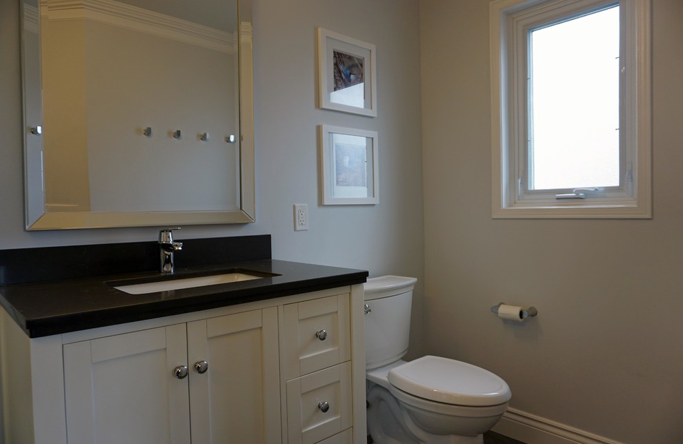 Inspiration for a transitional home design remodel in Toronto