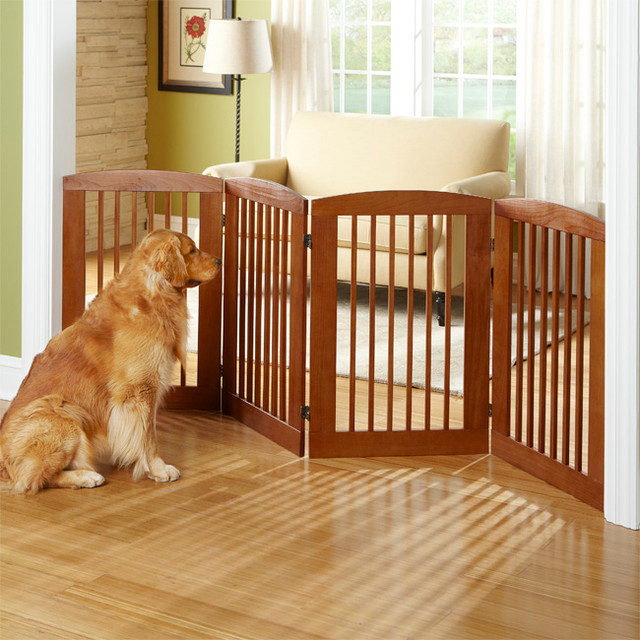 Panel Zigzag Dog Gate