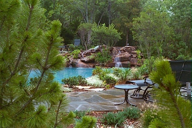 Mountain lake pool design