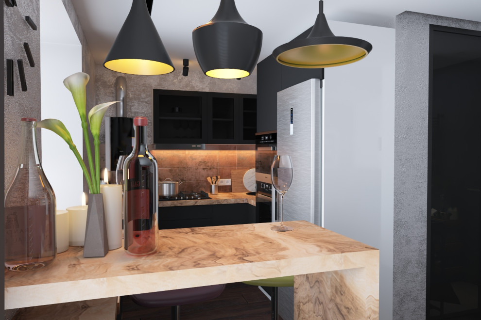 Однокомнатная квартира в стиле лофт