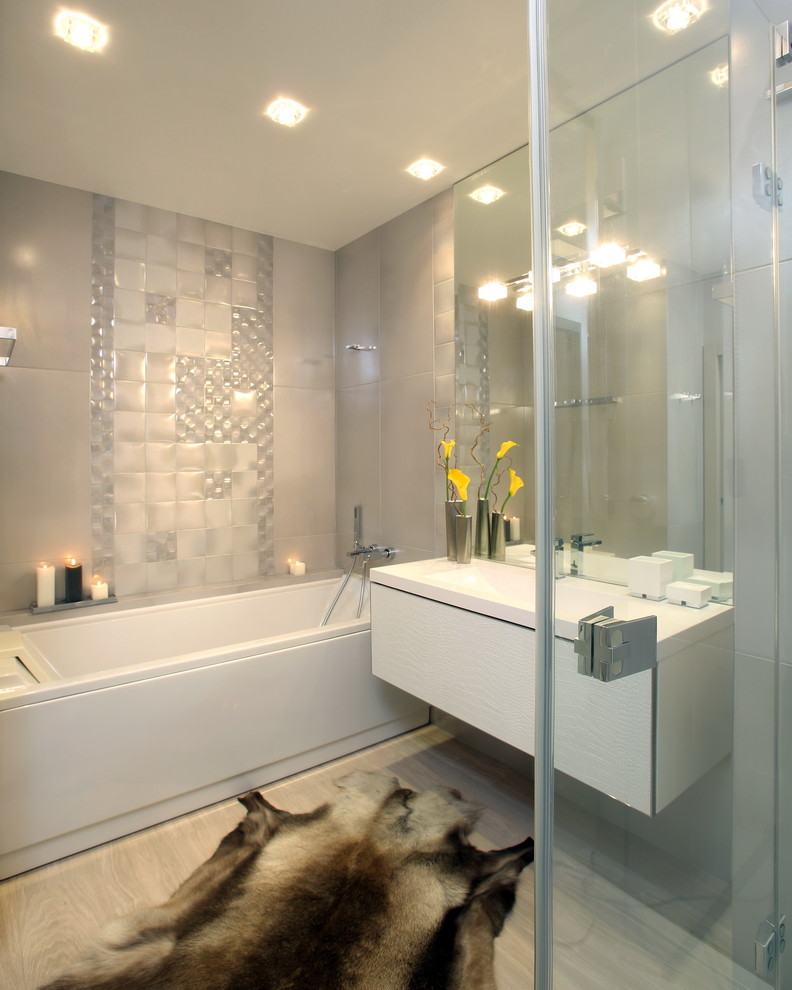 Интерьер квартиры в стиле минимализм с особенным цветовым решением