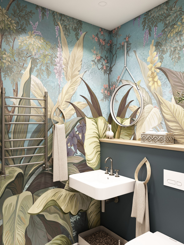 Санузел в стиле Кантри