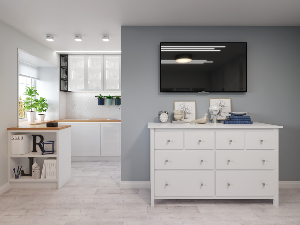 Уютная двухкомнатная квартира в скандинавском стиле