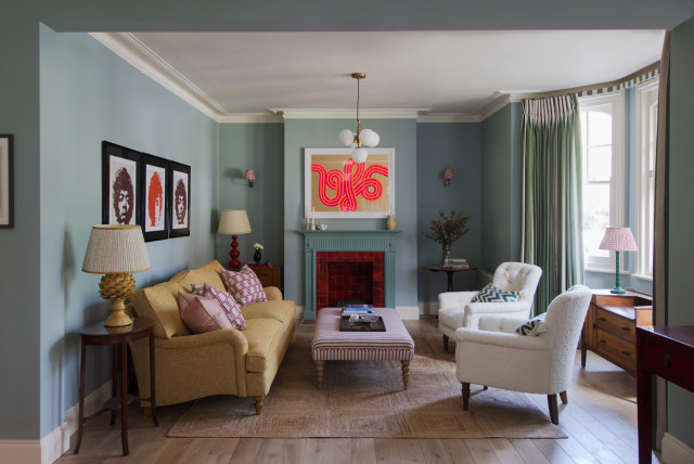 Living room - seating area klassisk-dagligstue