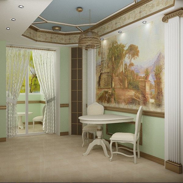 Квартира в стиле классицизм