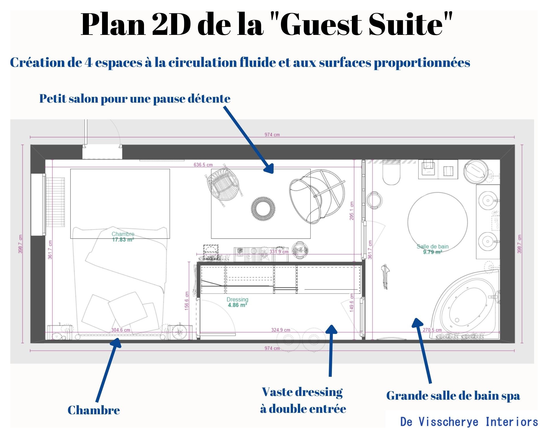 Aménagement d'un sous-sol en Guest suite