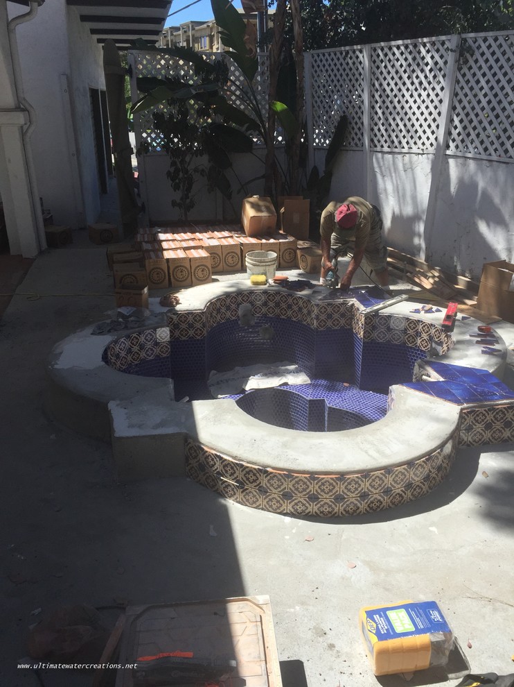 Before & After - Spanish Style Spa in Los Angeles, CA