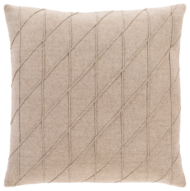 camel wool pillow