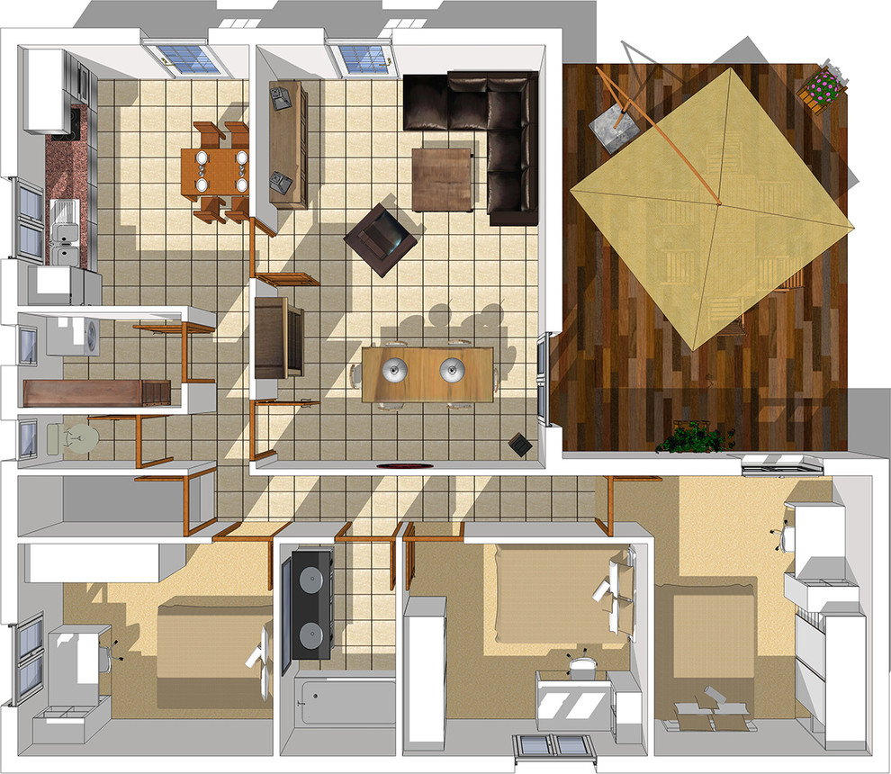 Conception aménagement d'espace pour une maison à Cestas