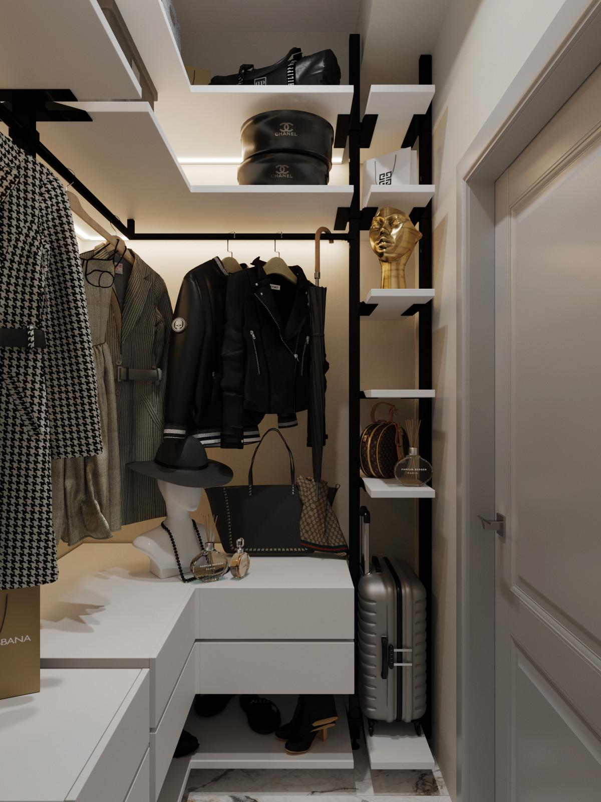 Современный проект квартиры 116 м² для семейной пары