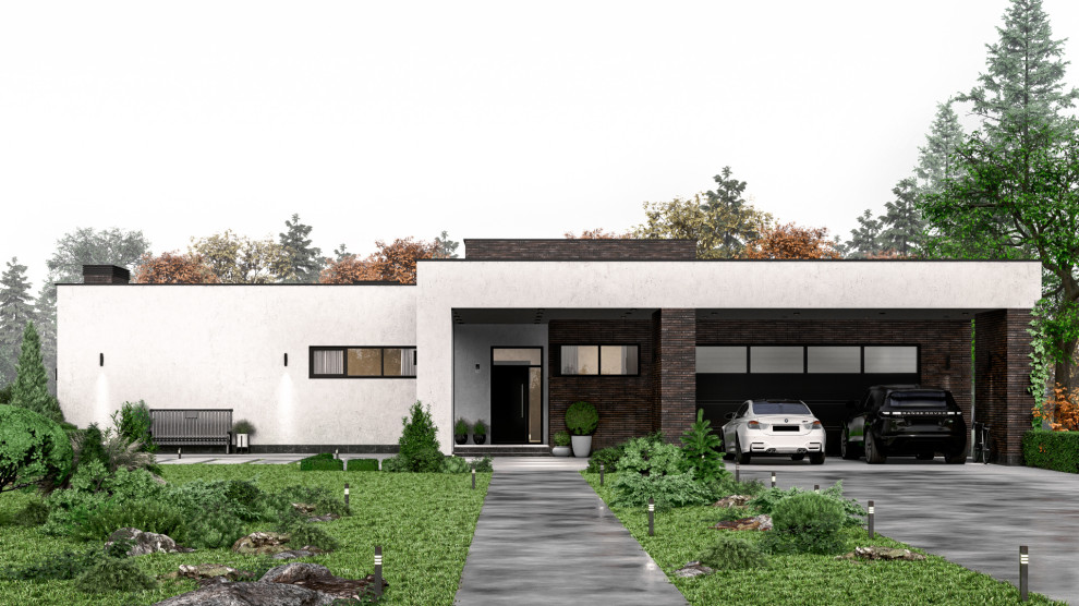 Одноэтажный частный дом в Ростове-на-Дону