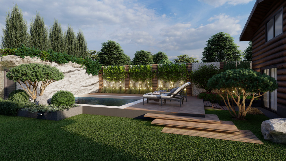 Сад: "Вечнозеленый оазис"