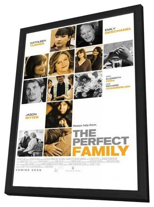 The Perfect Family 11 x 17 Movie Poster - Style A - in Deluxe Wood Frame
