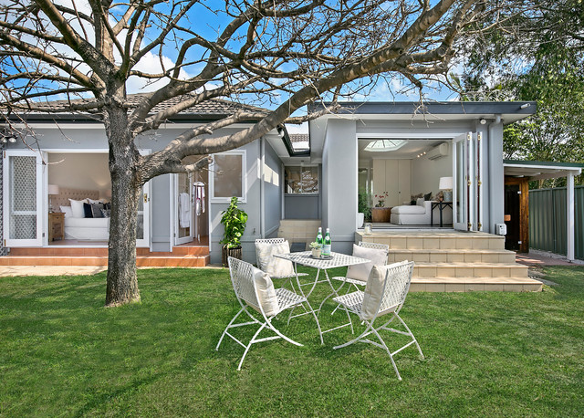 Light Filled Conservatory Living transitional-exterior