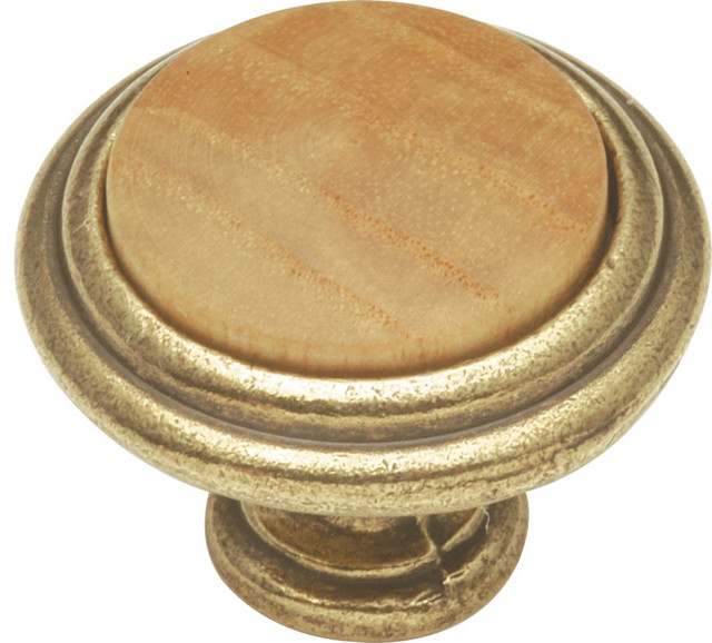 Belwith Hickory 1 1 4 In Wood Grain Oak Cabinet Knob P415 Oak