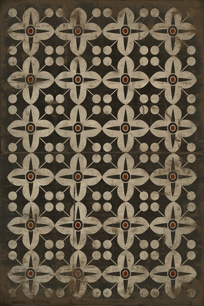 Vintage Vinyl Floorcloths/Mats, Oz, 20x30 Contemporary Area Rugs