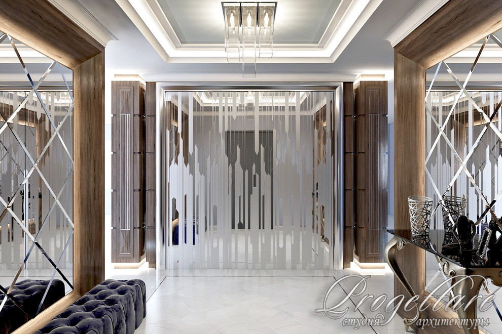 Загородный дом с двухсветной гостиной