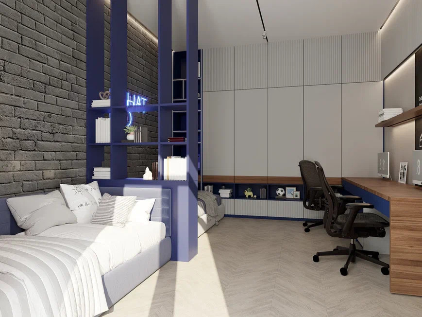 Ремонт квартиры для семьи с двумя мальчиками и бабушкой