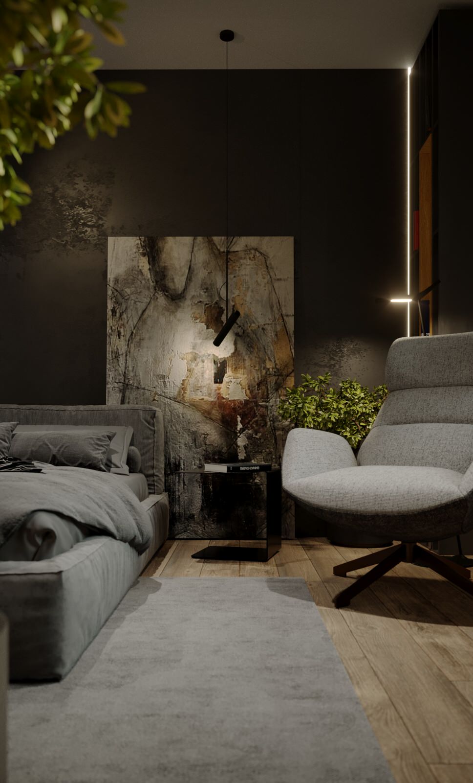 Интерьер Частного дома 110 м2. Современный интерьер для молодой пары