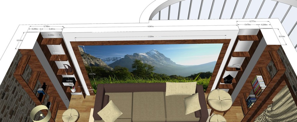 Дизайн интерьера квартиры (для семьи с одним ребенком)