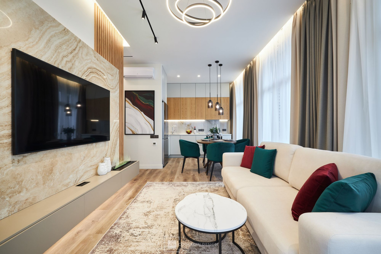 Современный интерьер с элементами советского шика